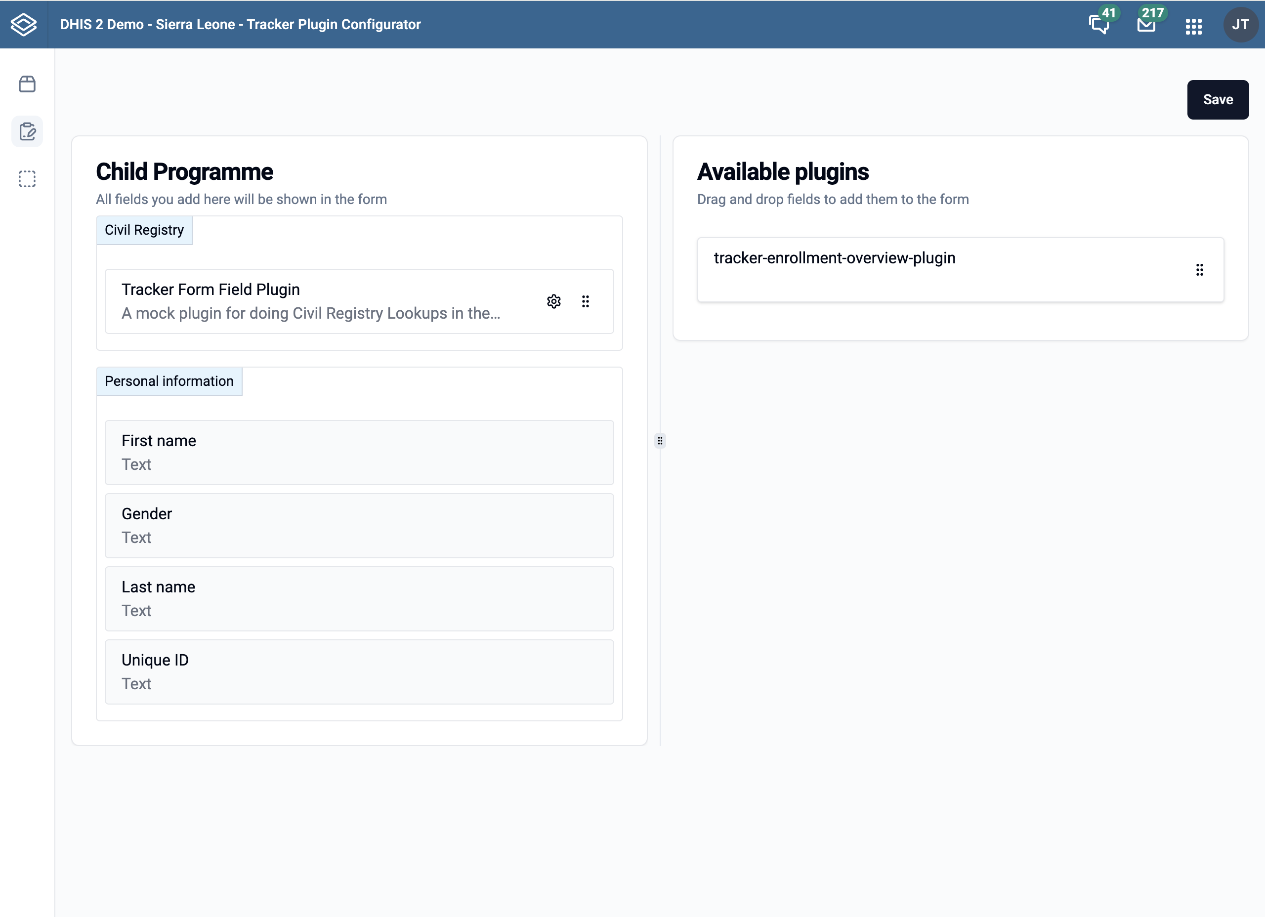 Form field plugin